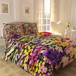 Комплект постельного белья Ассорти цветочных букетов