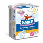 NEW Подгузники одноразовые для детей MIDI 3/M 4-9 кг mega-pack УМКА, 72 шт.