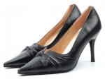 H222 BLACK Туфли женские (натуральная кожа)