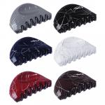 BERIOTTI Заколка-краб для волос, металл, пластик, 8см, 6 цветов, 4426-3