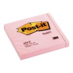 Бумага для заметок с липким слоем POST-IT, 76х76 мм, розовый, 100 л.|2