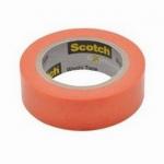 Лента клейкая декоративная SCOTCH Washi, персиковая, 15мм x 10м.