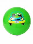 Мяч детский 20см зеленый с Машиной