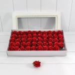 Розы из мыла 25 шт (размер бутона 6,5 см)