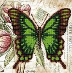 "Бабочка 8" Рисунок на ткани 25х25