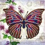 "Бабочка 9" Рисунок на ткани 25х25