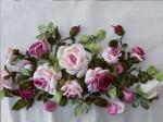 Набор "Розовые розы" вышивка лентами