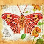"Бабочка 1" Рисунок на ткани 25х25