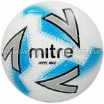 Мяч футбольный №5  MITRE IMPEL MAX HYPERSEAM тренировочный (термопластичн.PU), BB1120WIB, бело-серо-синий