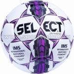 Мяч футбольный №5 SELECT DIAMOND 2016 тренировочный (термопластичн.PU), 810015, бело-фиолетовый