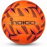Мяч волейбольный INDIGO SAND любительский шитый (PU), IN162, оранжево-черный
