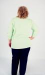 Блуза с удлиненной спинкой - лакост - Грация | св-зеленый