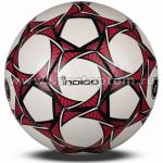 Мяч футбольный №5 INDIGO COACHER c 3D фактурой тренировочный  (PU 1.2 мм ), 1911, бело-красный