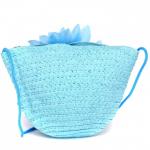 Сумка женская текстиль 669-669 "Цветочек",  голубой SALE 153049