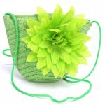 Сумка женская текстиль 669-669 "Цветочек",  зеленый SALE 153079