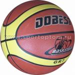 Мяч баскетбольный №7 DOBEST (резина), 896 Y-7RB, оранжевый
