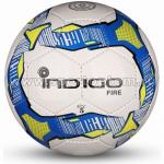 Мяч футбольный №5 INDIGO FIRE Облегченный тренировочный (PU SEMI), IN026, бело-сине-желтый