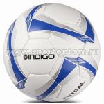 Мяч футбольный Футзал №4 INDIGO STREET SOFT тренировочный, 100061, бело-синий