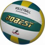 Мяч волейбольный DOBEST тренировочный клееный PVC, 038 GY, Зелено-желто-белый