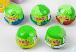 40 грамм "Слайм Плюх" зеленый, капсула с шариками