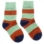 Детские носки 6-8 лет 19-22 см "Striped" Зеленый