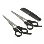 VETTA Набор: ножницы парикмахерские 2шт 18см + расческа 12см, металл, пластик B3 SET