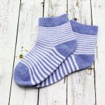 Детские носки 1-3 года 10-14 см "Синие" Зебры