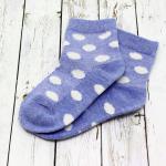 Детские носки 1-3 года 10-14 см "Синие" Кругляшки