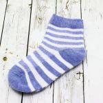 Детские носки 1-3 года 10-14 см "Синие" Полоски