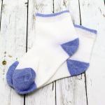 Детские носки 1-3 года 10-14 см "Синие" Вставки