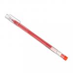 ClipStudio Ручка гелевая красная "Альфа", с увеличенным запасом чернил, 14,5см, након.0,5мм, пластик