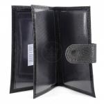 Обложка для авто+паспорт-Croco-ВП-1021 с хляст,  натуральная кожа черный игуана (76)  226917