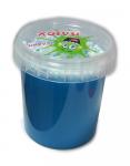 140 грамм « Слайм –Плюх» голубой, контейнер с шариками