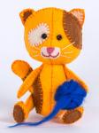 *Набор для создания игрушки из фетра ПФД-1059 Котёнок Рыжик 11,5 см