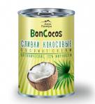 Сливки кокосовые органика, BONCOCOS, жирность 22%, 400мл, ж/б