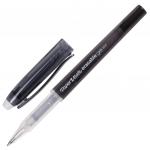 Ручка стираемая гелевая PAPER MATE Erasable Gel, ЧЕРНАЯ, корпус черный, 0,7мм, линия 0,5мм, 1994725