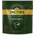 Кофе растворимый JACOBS MONARCH, сублимированный, 500г, мягкая упаковка, ш/к 77281
