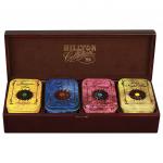 Чай HILLTOP "Звездная коллекция", коллекция листового чая в деревянной шкатулке, 220 г, ш/к 00842