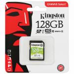 Карта памяти SDXC 128GB KINGSTON Canvas Select Plus UHS-I U1, 100 Мб/сек (class 10), SDS2/128GB