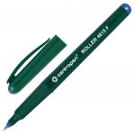 Ручка-роллер CENTROPEN, СИНЯЯ, трехгранная, корпус зеленый, узел 0,5мм, линия 0,3мм, 4615/1C