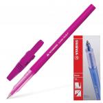 Ручка шариковая STABILO Liner, РОЗОВАЯ, корпус розовый, узел 0,7мм, линия письма 0,3мм, 808/56