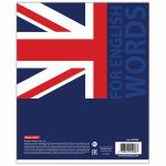 Тетрадь-словарик А5 48 л. BRAUBERG для записи английских слов, скоба, клетка, справка, 403562