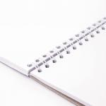 Скетчбук, белая бумага 100 г/м2, 297х410 мм, 50 л., гребень, жёсткая подложка, BRAUBERG ART "DEBUT", 110980