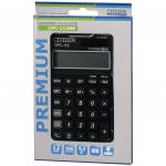Калькулятор карманный CITIZEN CPC-112BKWB (120х72мм) 12 разрядов, двойное питание, ЧЕРНЫЙ