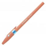 Ручка шариковая STABILO Liner Pastel, СИНЯЯ, корпус персиковый, узел 0,7мм, линия 0,3мм, 808FP1041-3
