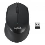 Мышь беспроводная LOGITECH M330 Silent Plus , 1000dpi, USB, чёрная, 910-004909
