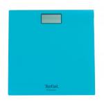 Весы напольные TEFAL PP1133, электронные, вес до 160кг, квадратные, стекло, голубые