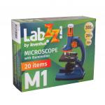 Микроскоп детский LEVENHUK LabZZ M1, 100-300 крат, монокулярный, 3 объектива, 69739