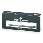 Ручка капиллярная FABER-CASTELL "Finepen 1511", ЧЕРНАЯ, корпус темно-зеленый, линия 0,4мм, 151199