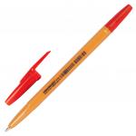 Ручка шариковая CORVINA (Италия) 51 Vintage, КРАСНАЯ, корпус оранжевый, 1мм, линия 0,7мм, 40163/03G